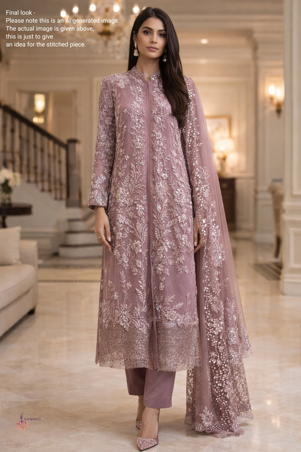 Pink Matt Sequin Jacket