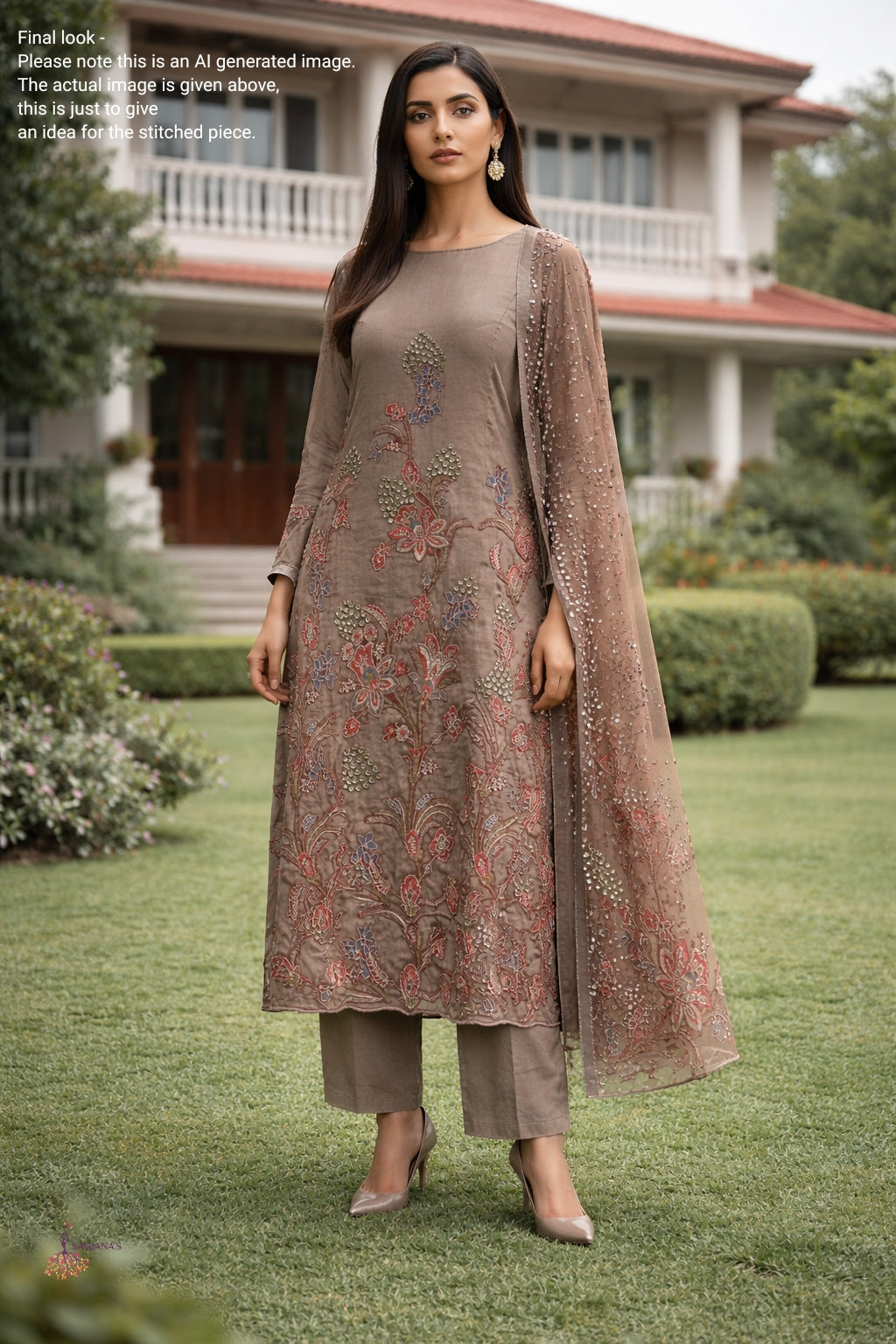 Mouse Colour Soft Organza Aline