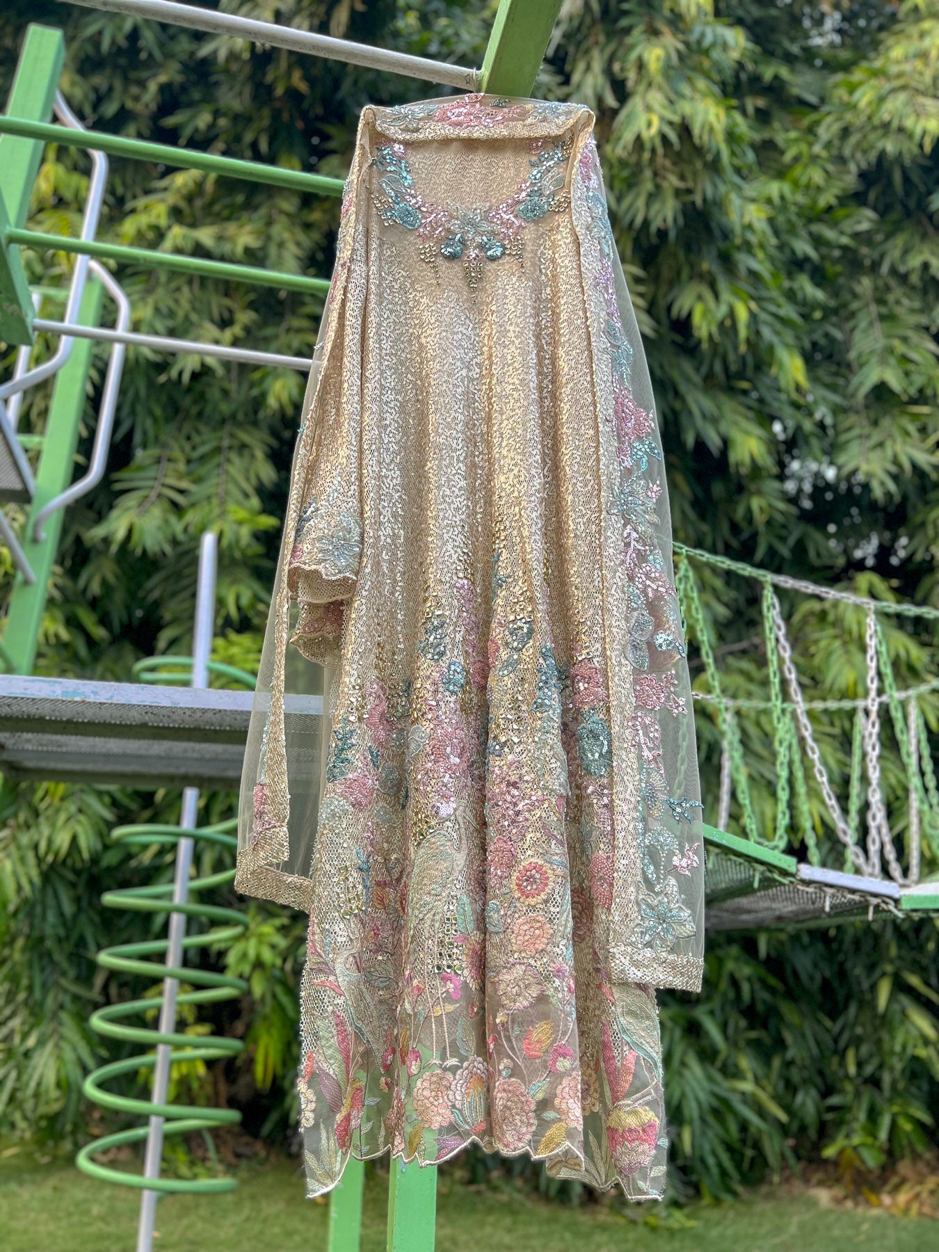 Light Gold Sequin Stock Aline