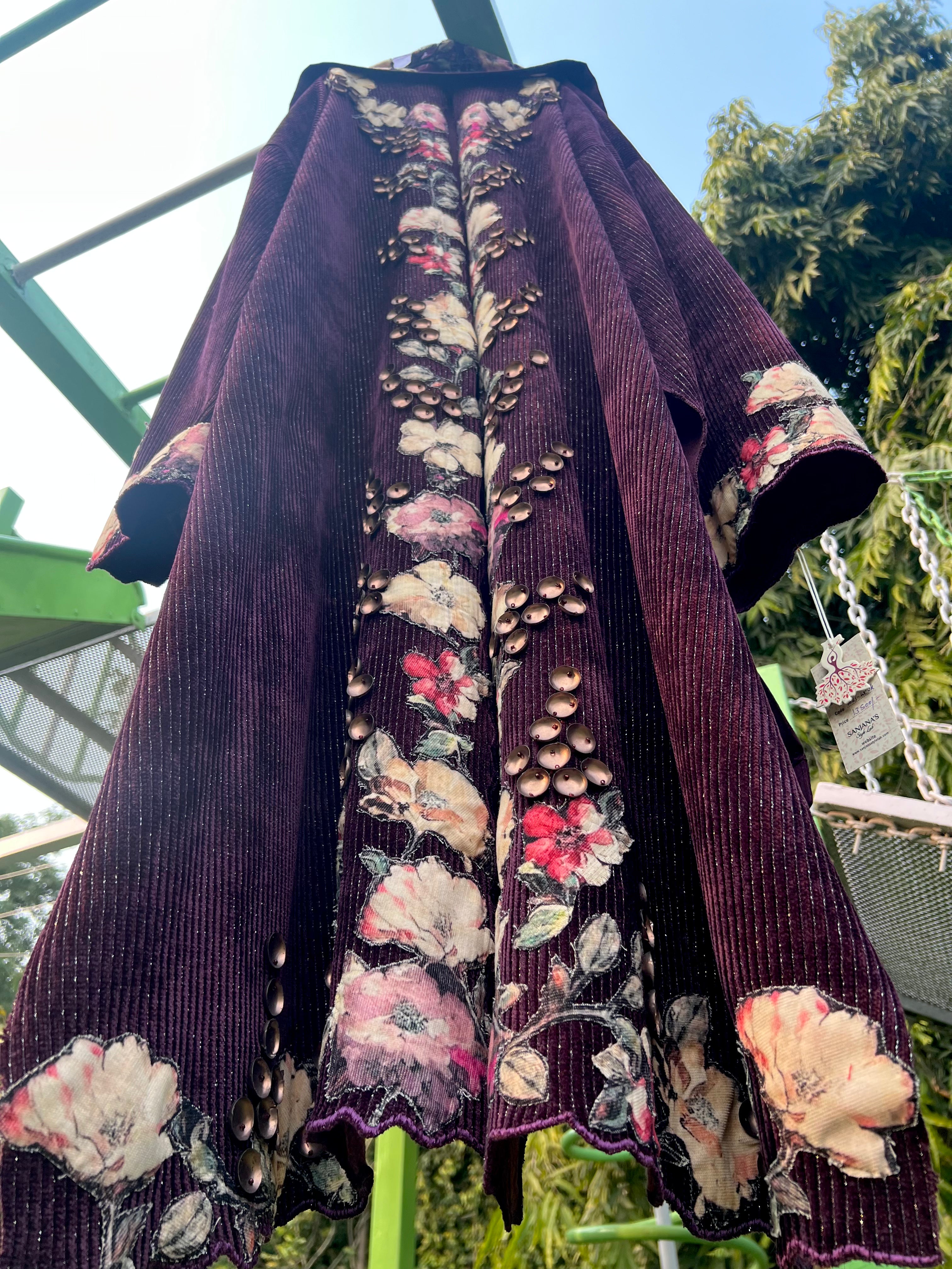 Wine Cord Velvet Katori