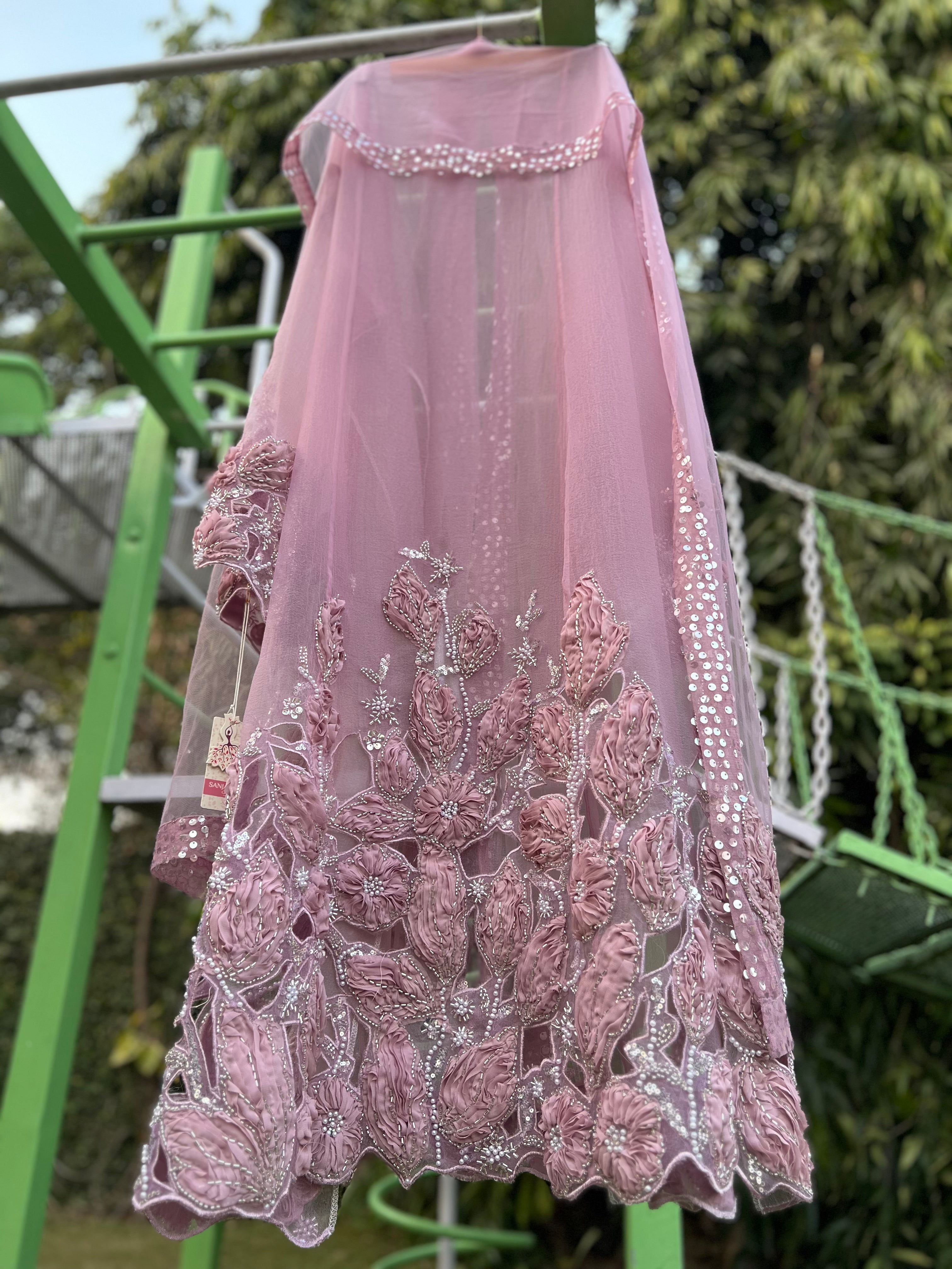 Onion Pink Ribbion Bubble Cuts