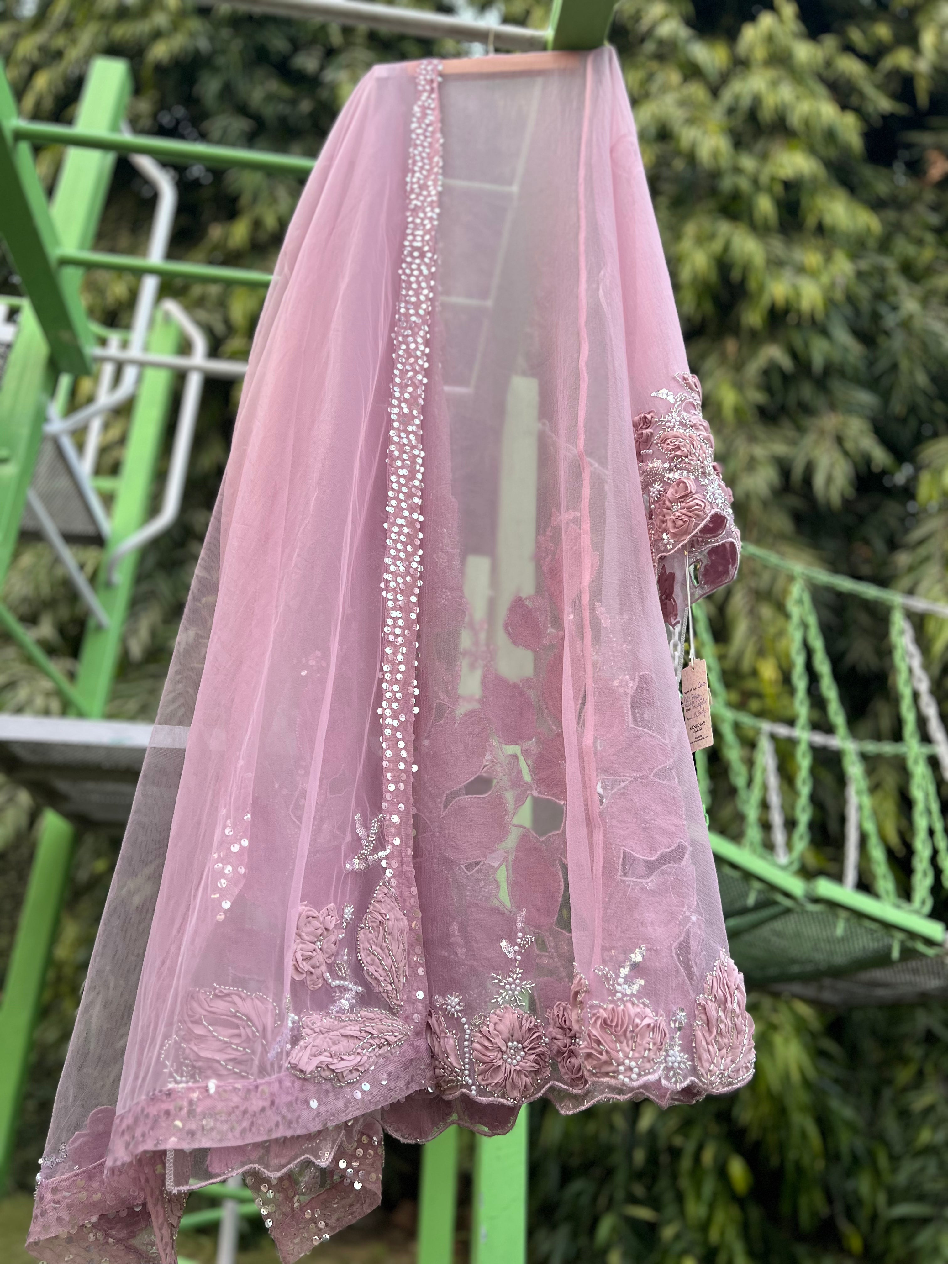 Onion Pink Ribbion Bubble Cuts