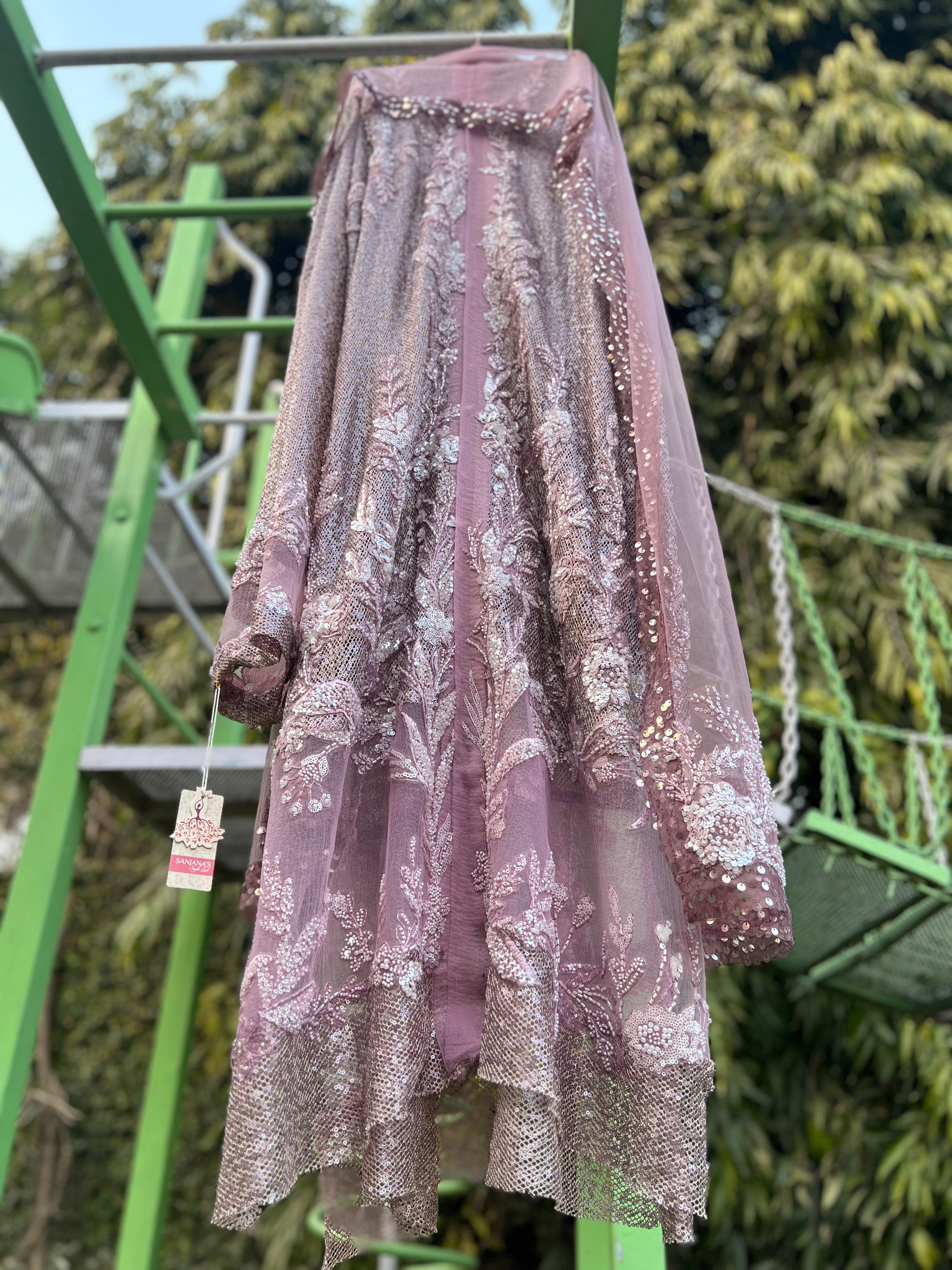 Pink Matt Sequin Jacket