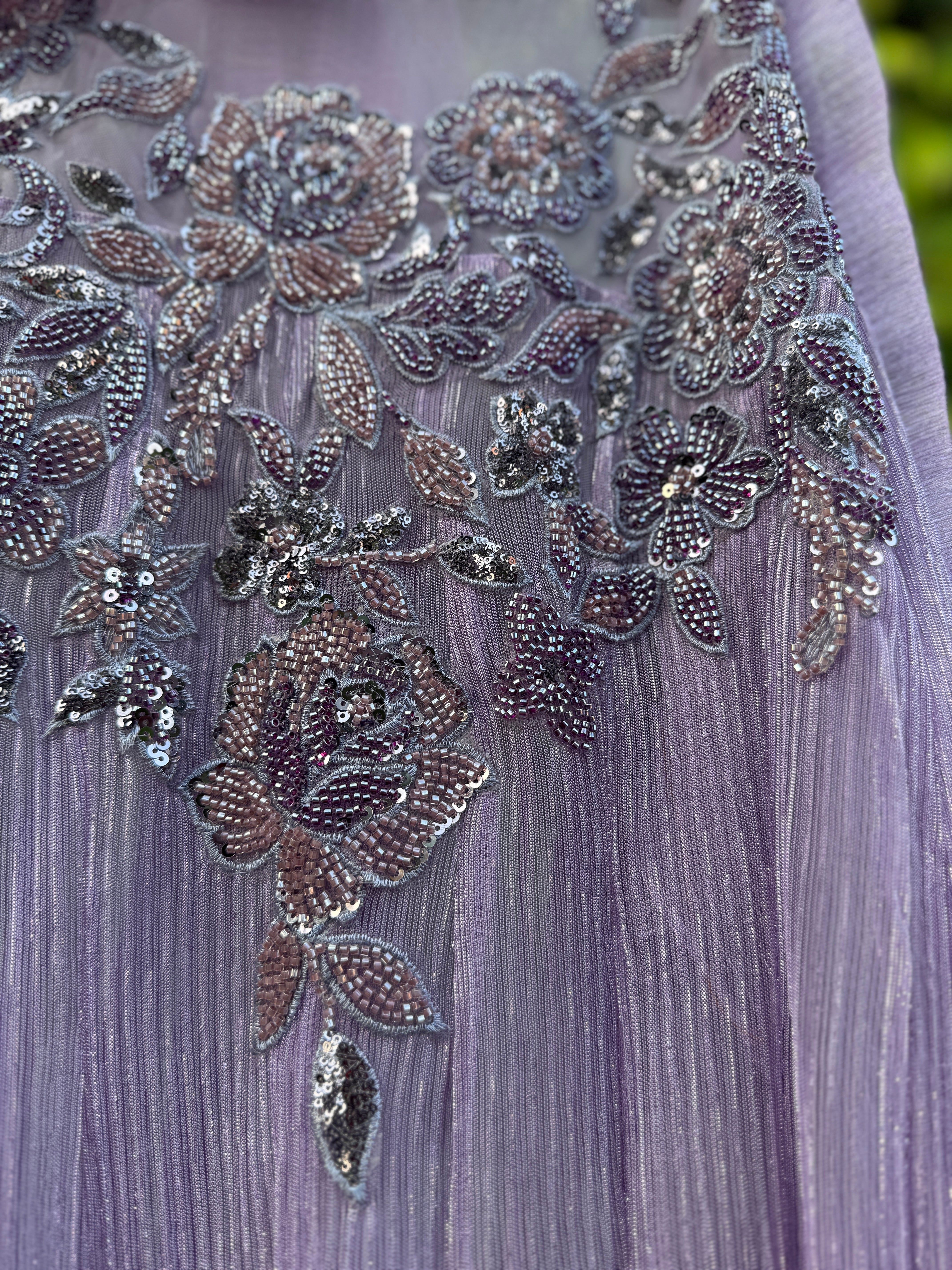 Lavender Wired Anarkali