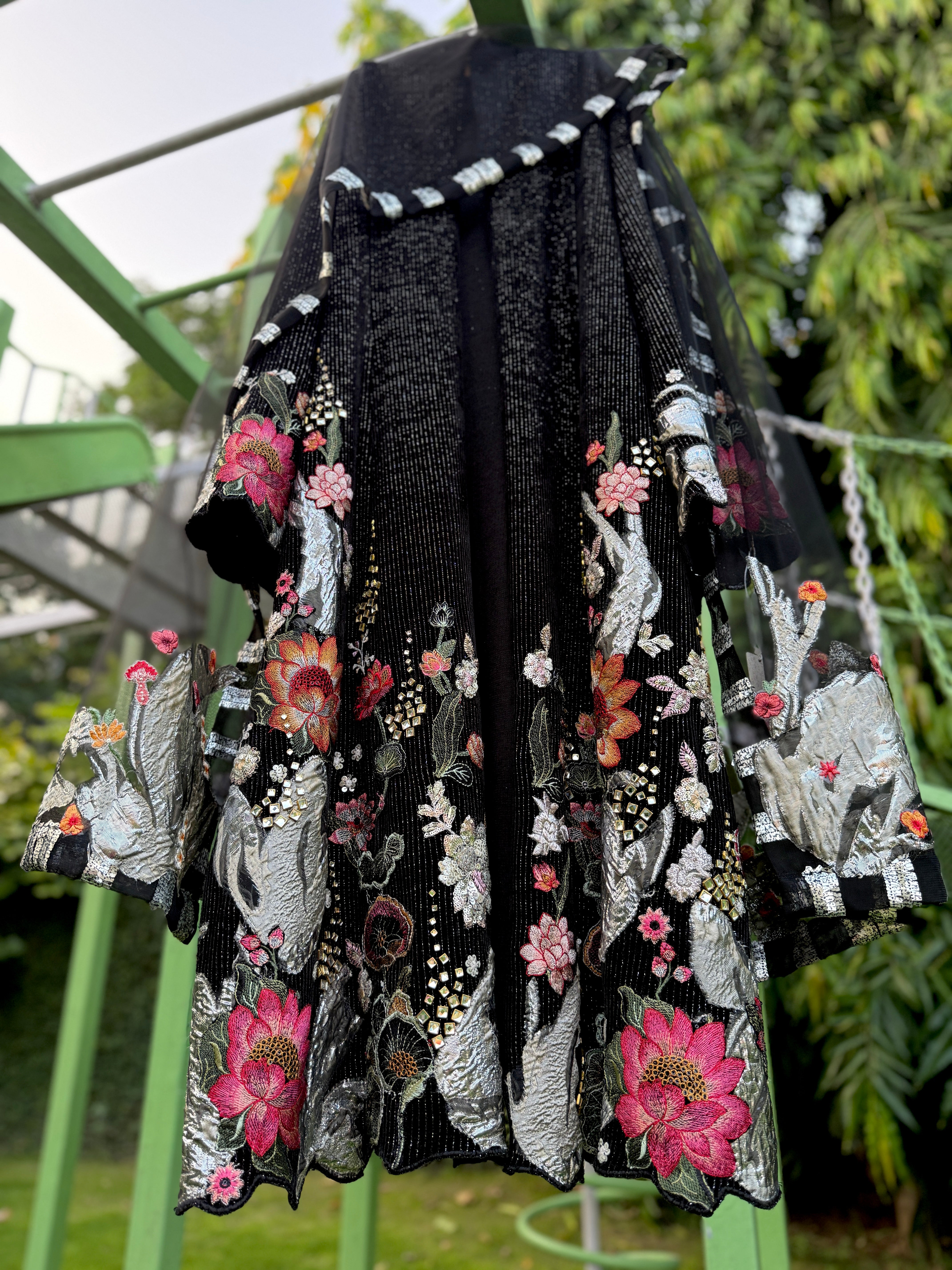 Black Brocade Cord Jacket