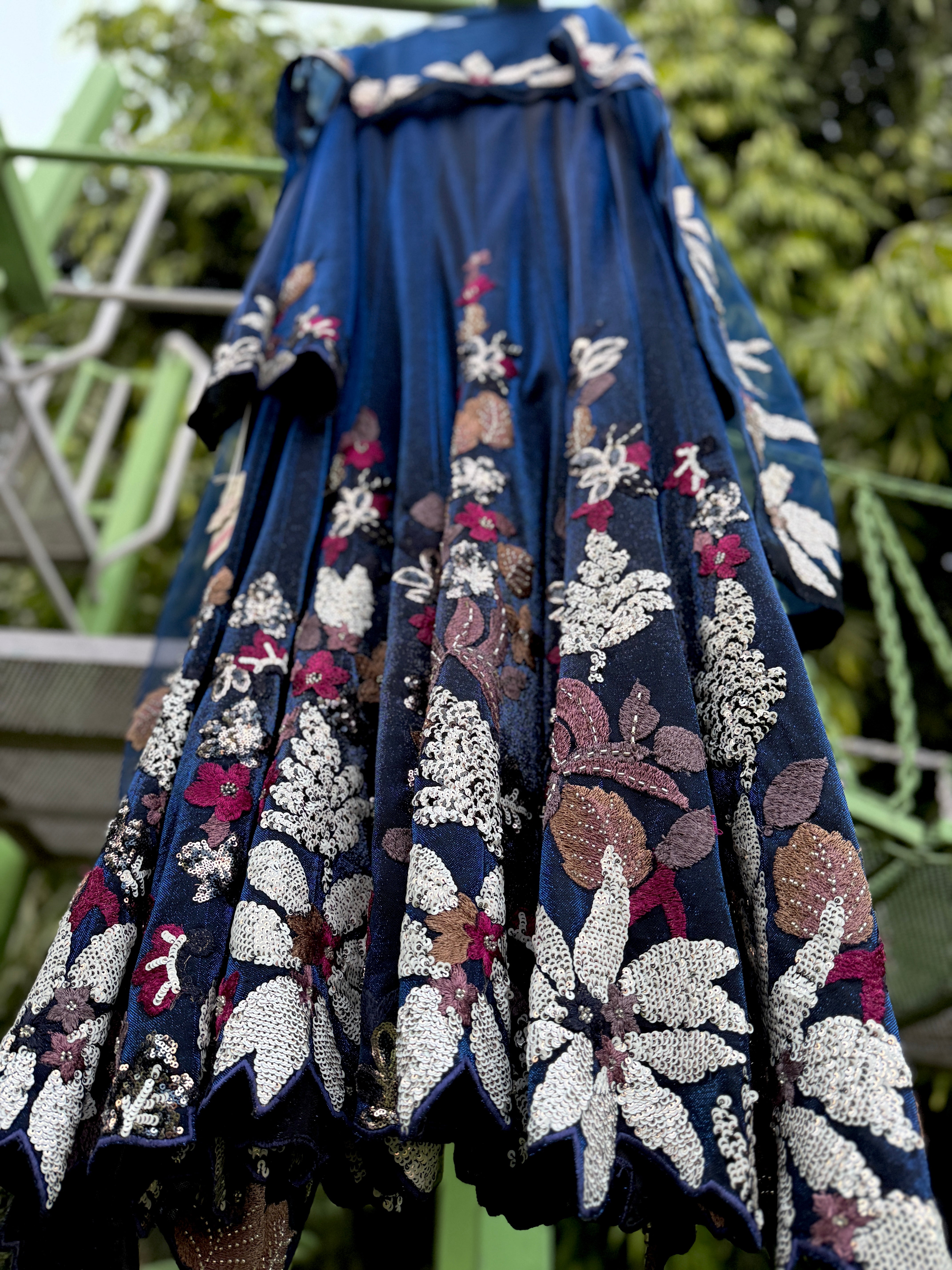 Deep Dual Navy Anarkali 2